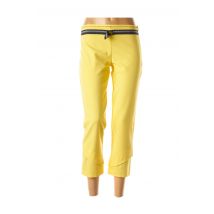 LO! LES FILLES - Pantacourt jaune en polyester - Femme - Taille 36 - Modz