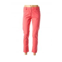 DENIM STUDIO - Pantalon 7/8 rose en polyester - Femme - Taille W34 - Modz