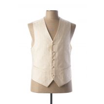JEAN DE SEY - Gilet sans manche beige en soie - Homme - Taille S - Modz