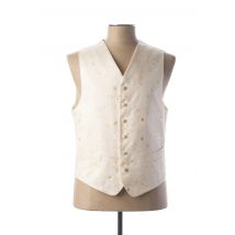 JEAN DE SEY - Gilet sans manche beige en soie - Homme - Taille XL - Modz