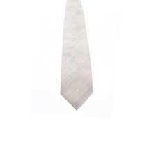 JEAN DE SEY - Cravate beige en soie - Homme - Taille TU - Modz