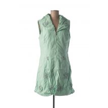 GLAMZ - Tunique sans manche vert en polyester pour femme - Taille 44 - Modz