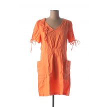 GLAMZ - Tunique manches courtes orange en polyester - Femme - Taille 40 - Modz