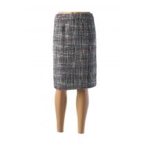 GUY DUBOUIS - Jupe mi-longue bleu en polyester - Femme - Taille 50 - Modz