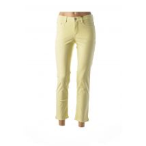STARK - Pantalon 7/8 jaune en coton - Femme - Taille 36 - Modz