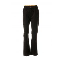 KANOPE - Pantalon droit noir en coton - Femme - Taille 50 - Modz