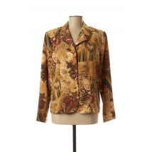 BRIGITTE SAGET - Chemisier marron en polyester - Femme - Taille 46 - Modz