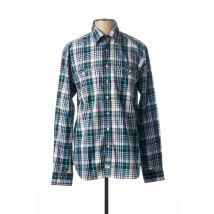 FELLOWS - Chemise manches longues bleu en coton - Homme - Taille M - Modz