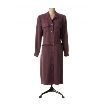 COUTUREINE - Robe mi-longue violet en polyester - Femme - Taille 44 - Modz