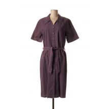 LUCCHINI - Robe mi-longue violet en coton - Femme - Taille 42 - Modz