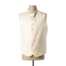 ELIOS - Gilet sans manche beige en soie - Homme - Taille L - Modz