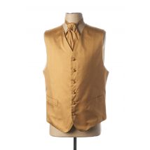 ELIOS - Gilet sans manche beige en soie - Homme - Taille XL - Modz
