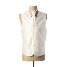ELIOS - Gilet sans manche beige en acetate - Homme - Taille XL - Modz