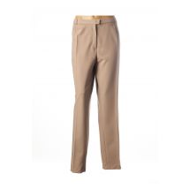 ANNE KELLY - Pantalon chic beige en polyester - Femme - Taille 50 - Modz
