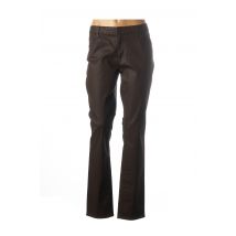 KANOPE - Pantalon casual marron en coton pour femme - Taille 46 - Modz