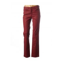 KANOPE - Pantalon casual rouge en coton pour femme - Taille 36 - Modz