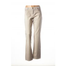 KANOPE - Pantalon droit gris en coton - Femme - Taille 46 - Modz