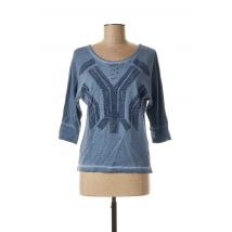 ANNA SCOTT - Sweat-shirt bleu en coton - Femme - Taille 34 - Modz