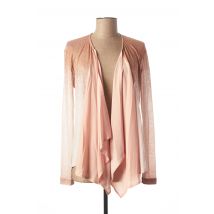 AKELA KEY - Gilet manches longues orange en viscose - Femme - Taille 40 - Modz