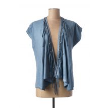 ANNA SCOTT - Veste casual bleu en coton - Femme - Taille 34 - Modz