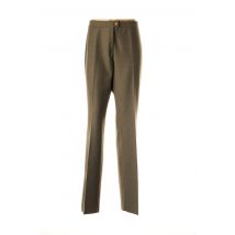 TREVIRA - Pantalon chic vert en polyester - Femme - Taille 48 - Modz