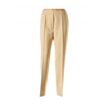 BRIGITTE SAGET - Pantalon chic beige en polyester - Femme - Taille 42 - Modz