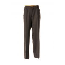 GERKE MY PANTS - Pantalon chic marron en polyester - Femme - Taille 48 - Modz