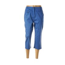 TELMAIL - Pantacourt bleu en coton - Femme - Taille 40 - Modz