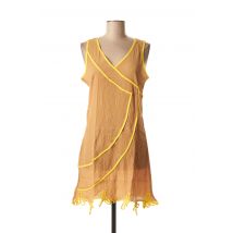 VIRGINIE & MOI - Tunique manches courtes jaune en polyester - Femme - Taille 46 - Modz