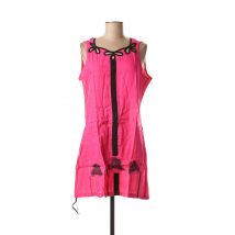 VIRGINIE & MOI - Tunique manches courtes rose en viscose - Femme - Taille 38 - Modz