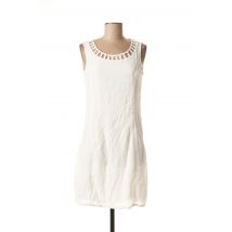 VIRGINIE & MOI - Tunique manches courtes blanc en polyester - Femme - Taille 40 - Modz