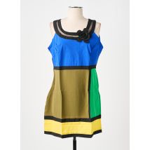 VIRGINIE & MOI - Tunique manches courtes bleu en polyester - Femme - Taille 40 - Modz