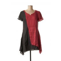VIRGINIE & MOI - Tunique manches courtes rouge en polyester - Femme - Taille 40 - Modz