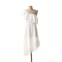 VALERIE KHALFON - Robe mi-longue blanc en coton pour femme - Taille 38 - Modz
