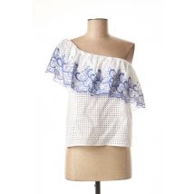 VALERIE KHALFON - Top bleu en coton - Femme - Taille 38 - Modz