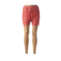VALERIE KHALFON - Short orange en polyester - Femme - Taille 38 - Modz