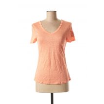 ET COMPAGNIE - T-shirt rose en lin pour femme - Taille 36 - Modz