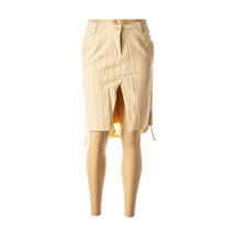 TEDDY SMITH INDUSTRY - Jupe mi-longue beige en coton - Fille - Taille TU - Modz