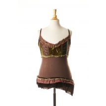 CHILLI COUTURE - Top marron en viscose - Femme - Taille 36 - Modz