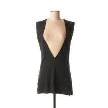 GOLDDIGGA - Tunique sans manche noir en coton - Femme - Taille 40 - Modz
