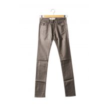 APRIL 77 - Pantalon slim gris en coton - Femme - Taille TU - Modz