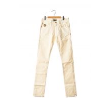 APRIL 77 - Jeans coupe slim beige en coton - Femme - Taille TU - Modz