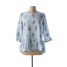 BEST CONNECTIONS - Tunique manches longues bleu en viscose - Femme - Taille 38 - Modz