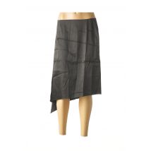 HEINE - Jupe mi-longue noir en polyester - Femme - Taille 40 - Modz