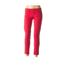 FIVE - Pantalon casual rouge en coton - Femme - Taille W29 - Modz