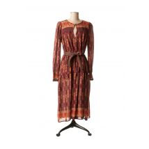 DIXIE - Robe mi-longue rouge en viscose - Femme - Taille 38 - Modz