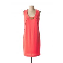 NINATI - Robe mi-longue rose en polyester - Femme - Taille 40 - Modz