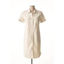 BRUNO SAINT HILAIRE - Robe courte beige en lin - Femme - Taille 36 - Modz