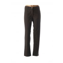 PERSONA - Jegging marron en coton - Femme - Taille 52 - Modz