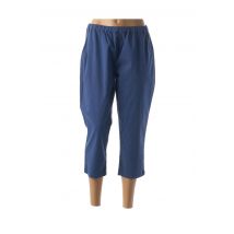 MARINA RINALDI - Pantacourt bleu en coton - Femme - Taille 42 - Modz